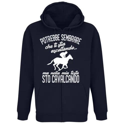 Felpa Premium Cappuccio Zip