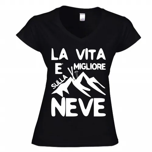 T-shirt Donna Scollo v