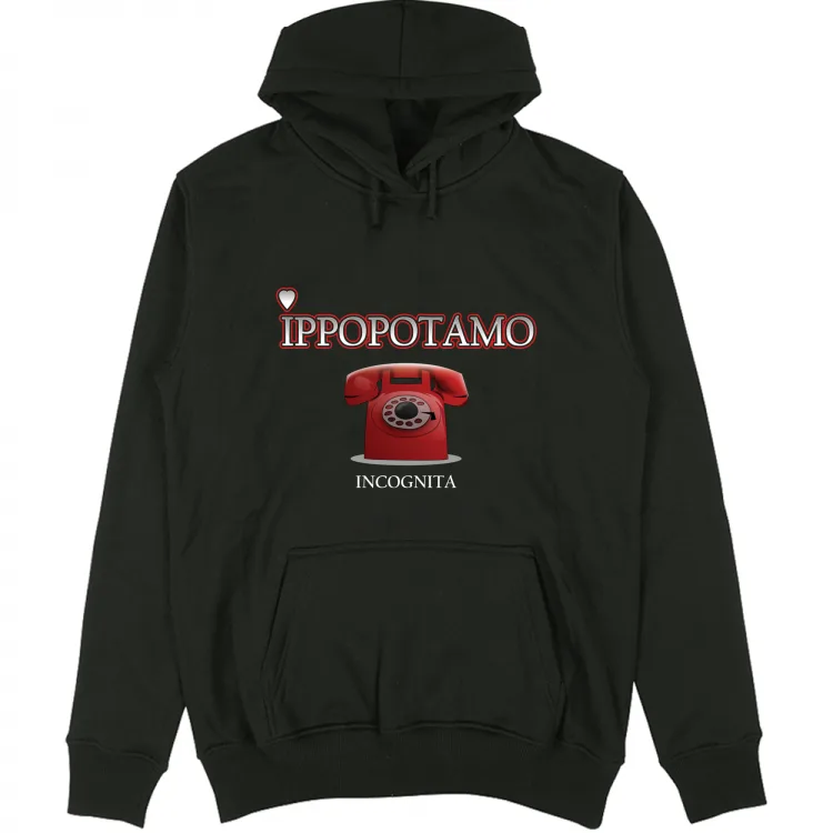 Felpa Ippopotamo Incognita