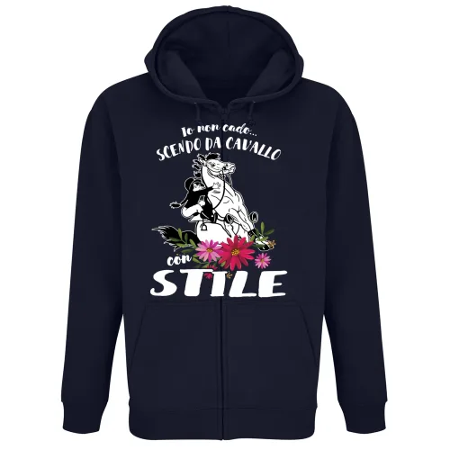 Felpa Premium Cappuccio Zip