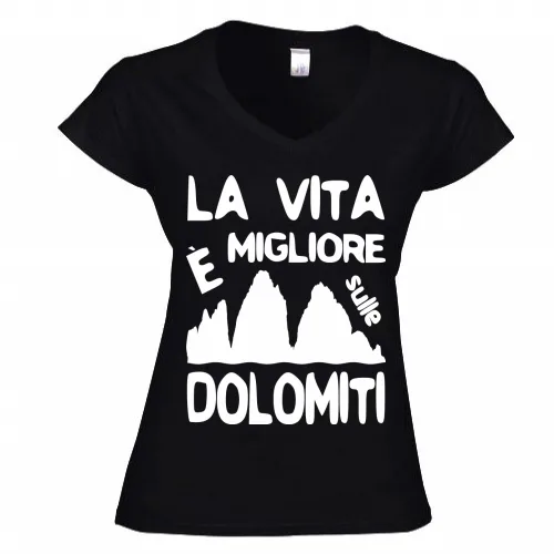 T-shirt Donna Scollo v