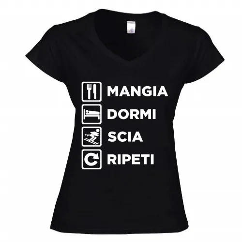 T-shirt Donna Scollo v