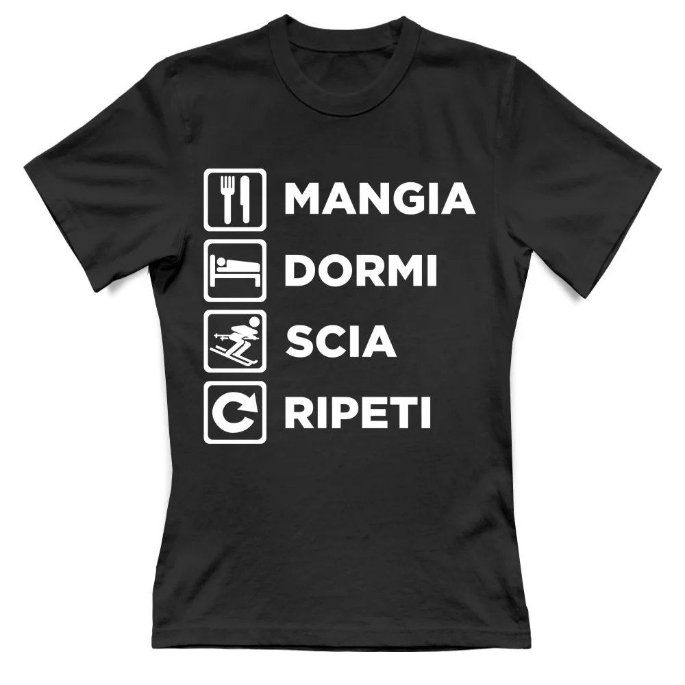 Mangia Dormi Scia Ripeti!