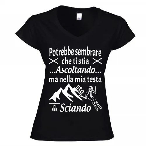 T-shirt Donna Scollo v
