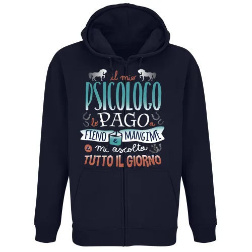 Felpa Premium Cappuccio Zip