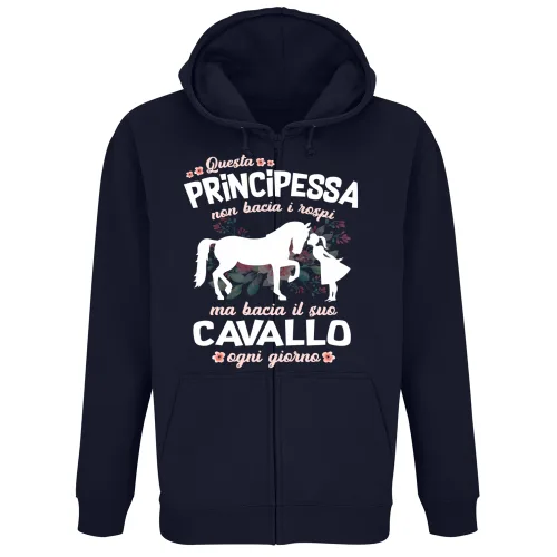 Felpa Premium Cappuccio Zip