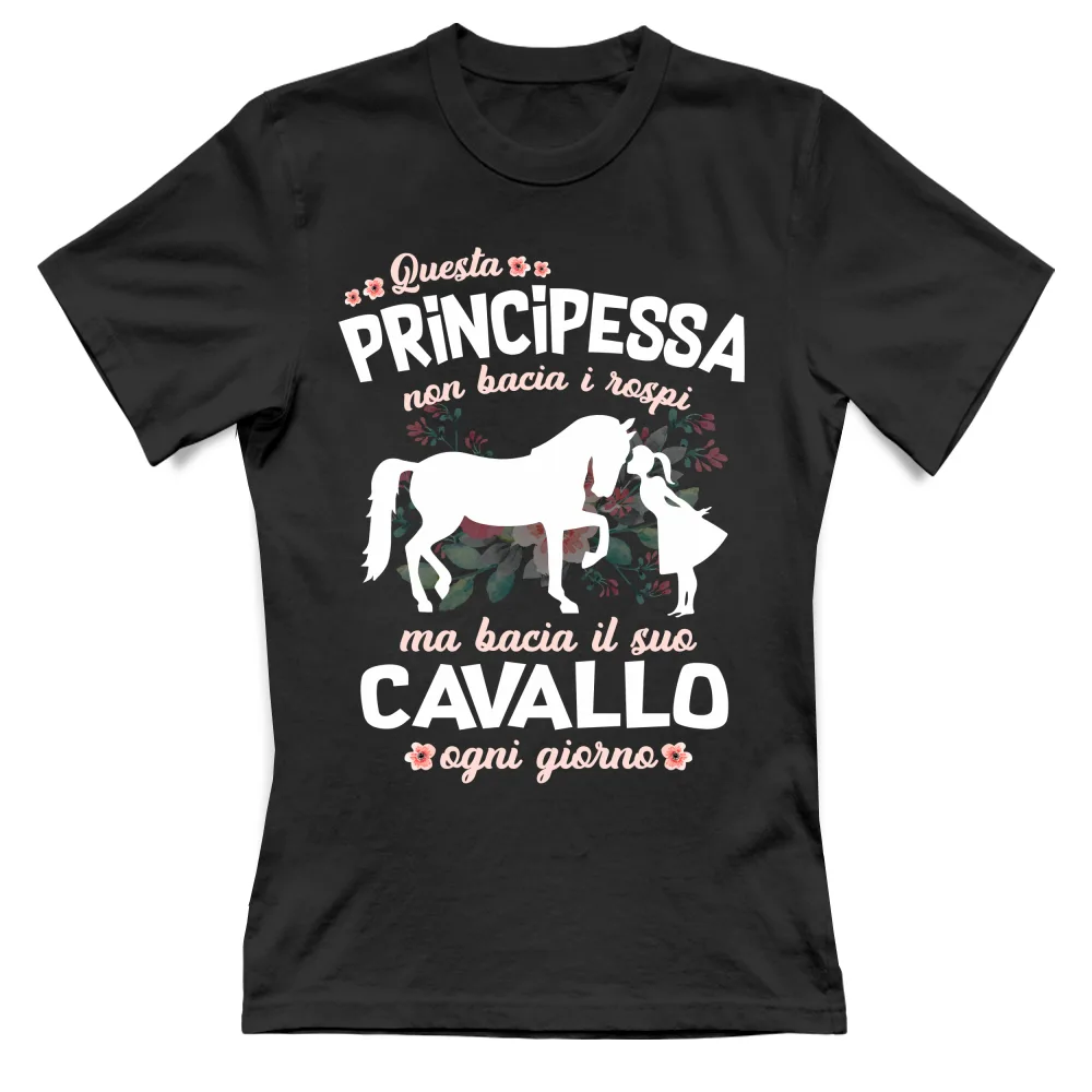 Bacio il mio cavallo!