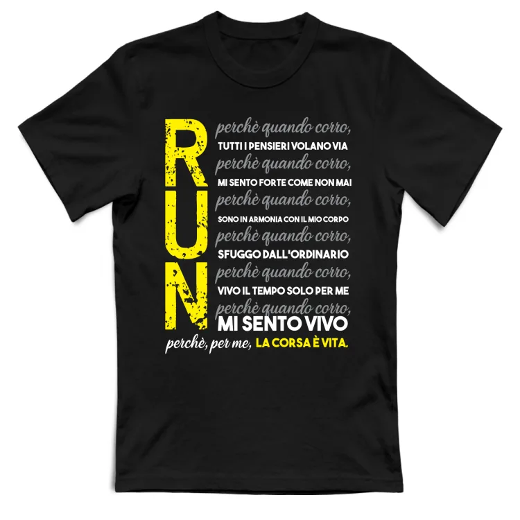 IO CORRO PERCHE' - PERSONALIZZABILE
