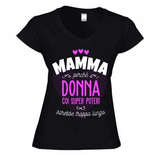 T-shirt Donna Scollo v