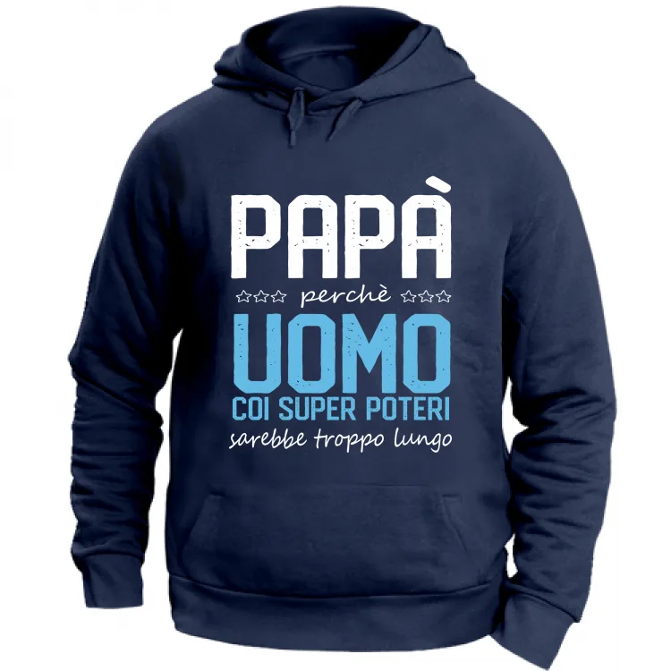Papa', uomo coi super poteri