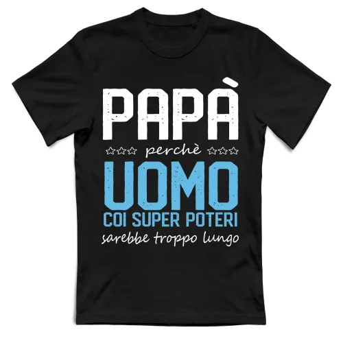 Papa', uomo coi super poteri