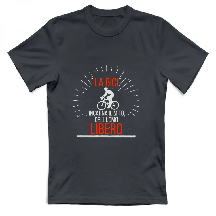 La bici incarna il mito dell'uomo libero!