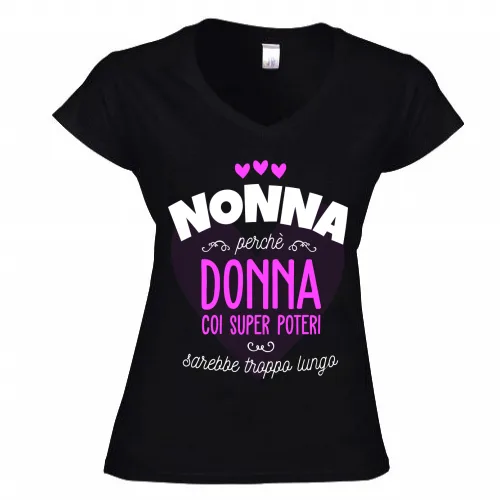 T-shirt Donna Scollo v