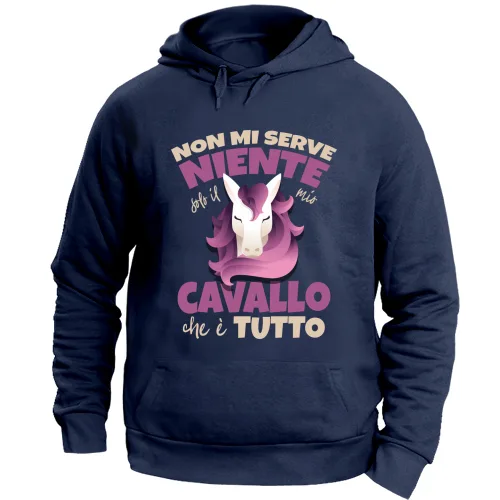 Felpa Unisex con Cappuccio Large