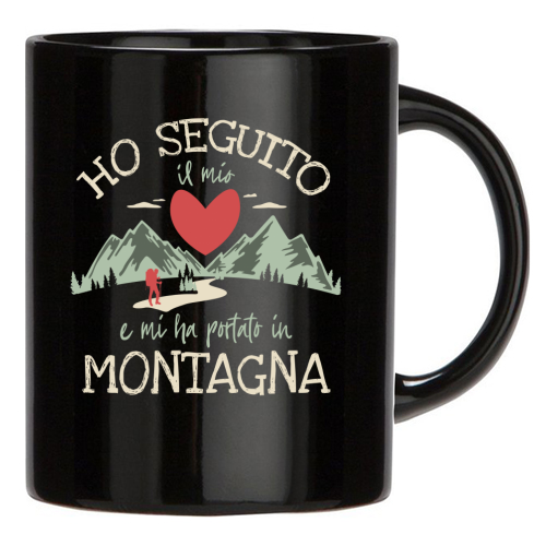 MUGFFINS Tazza Motivazionale Montagna – Ceramica 350 Ml