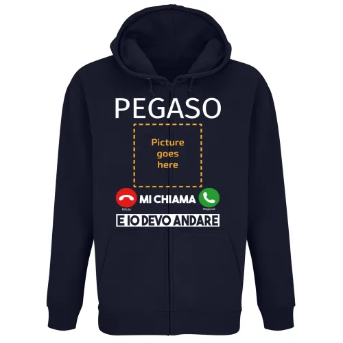 Felpa Premium Cappuccio Zip