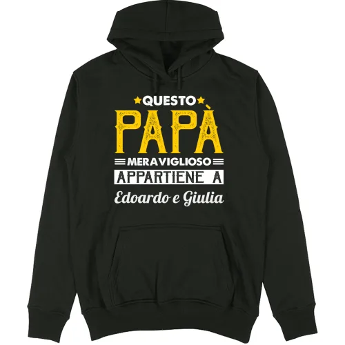 Felpa Unisex con Cappuccio 