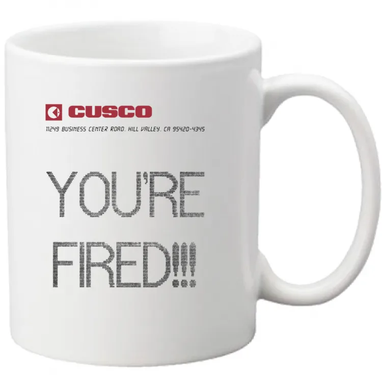 Tazza You're fired Hill Valley Italia
