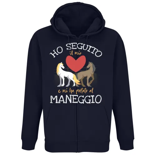 Felpa Premium Cappuccio Zip