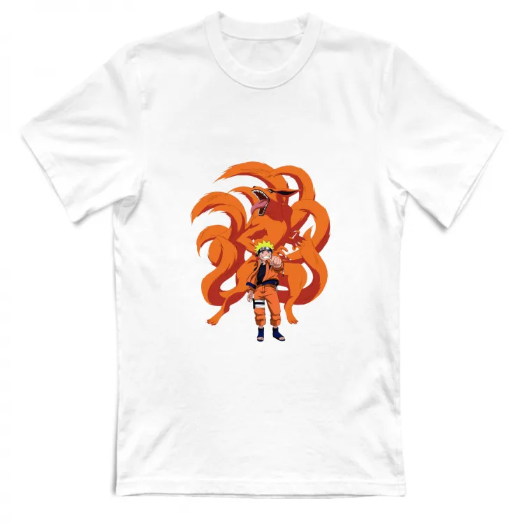 maglia naruto e volpe a nove code