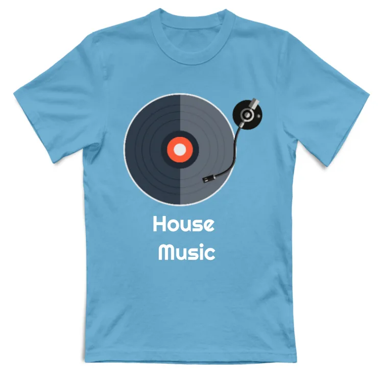 Maglia T-Shirt House Music Uomo/Donna