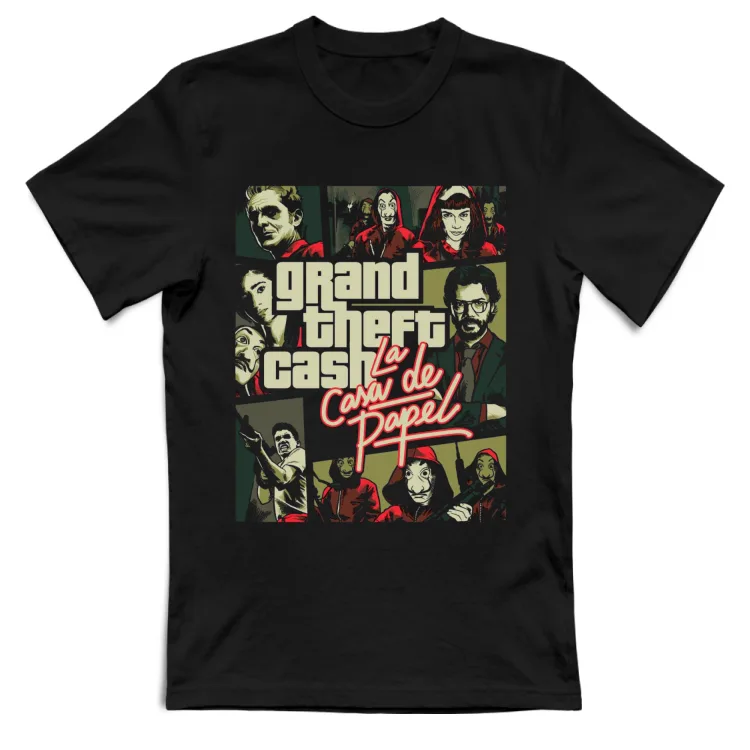 maglia grand theft cash (la casa di carta)