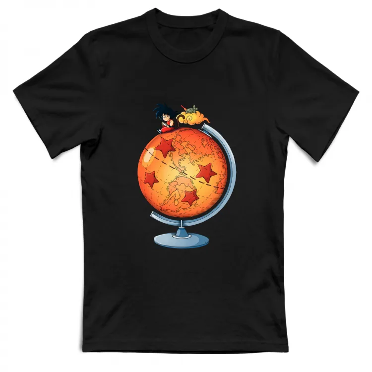 maglia dragon ball sfera a 4 stelle 