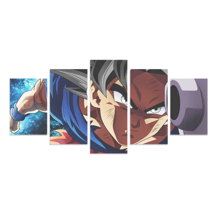 poster da 5 tele Goku vs Jiren