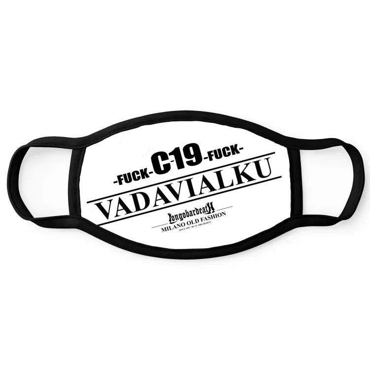 Mask FUCK-C19 By Longobardeath Old Fashion