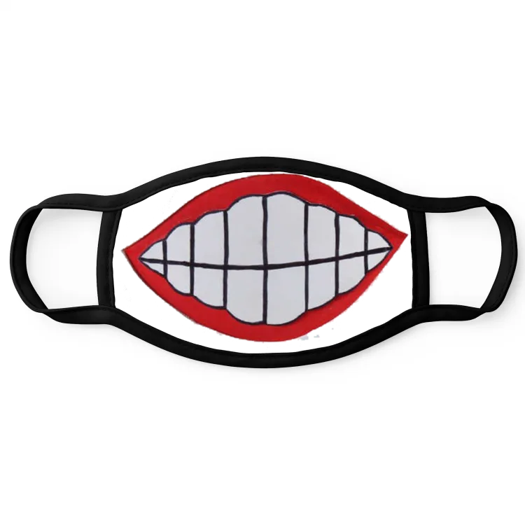 mascherina bocca ghoul