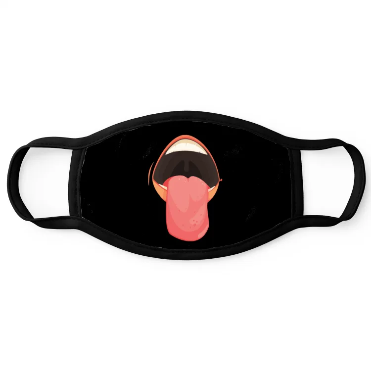 Mask linguaccia black