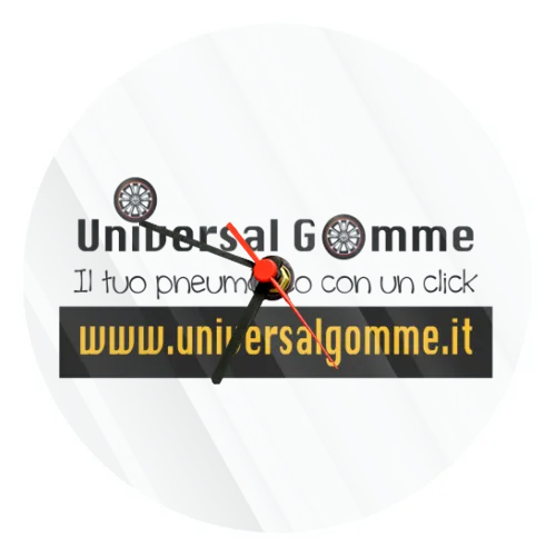 Orologio Vetro Tondo