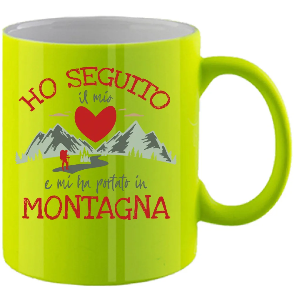 Il mio Cuore in Montagna Rosso