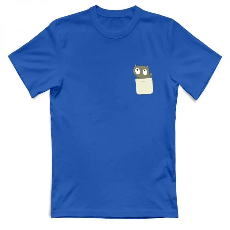 T-shirt gattino tascabile