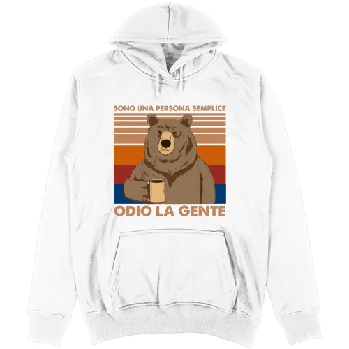 Felpa Unisex con Cappuccio 