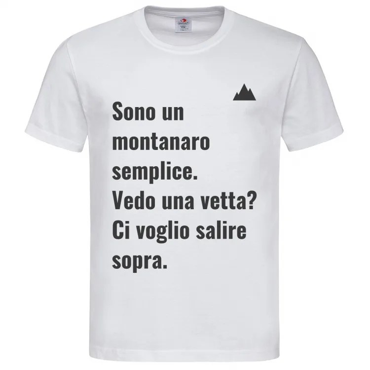 T-shirt premium Montanaro Semplice