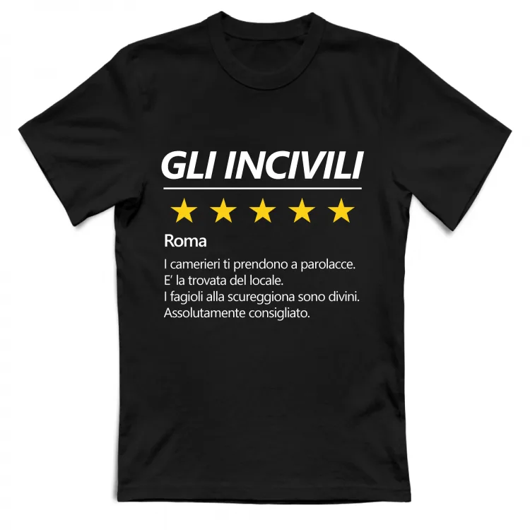 Maglietta Gli Incivili