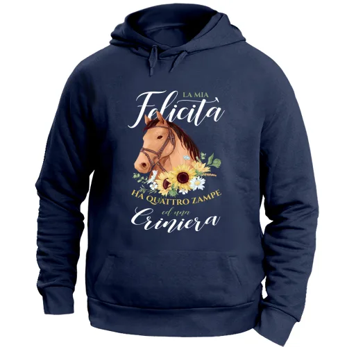Felpa Unisex con Cappuccio Large