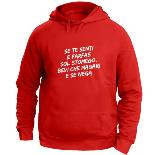 Felpa Unisex con Cappuccio Large