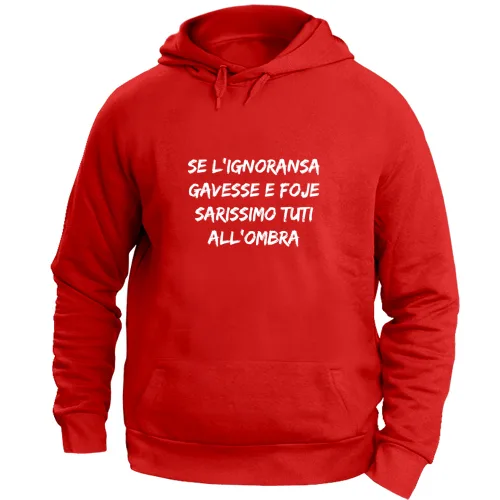 Felpa Unisex con Cappuccio Large