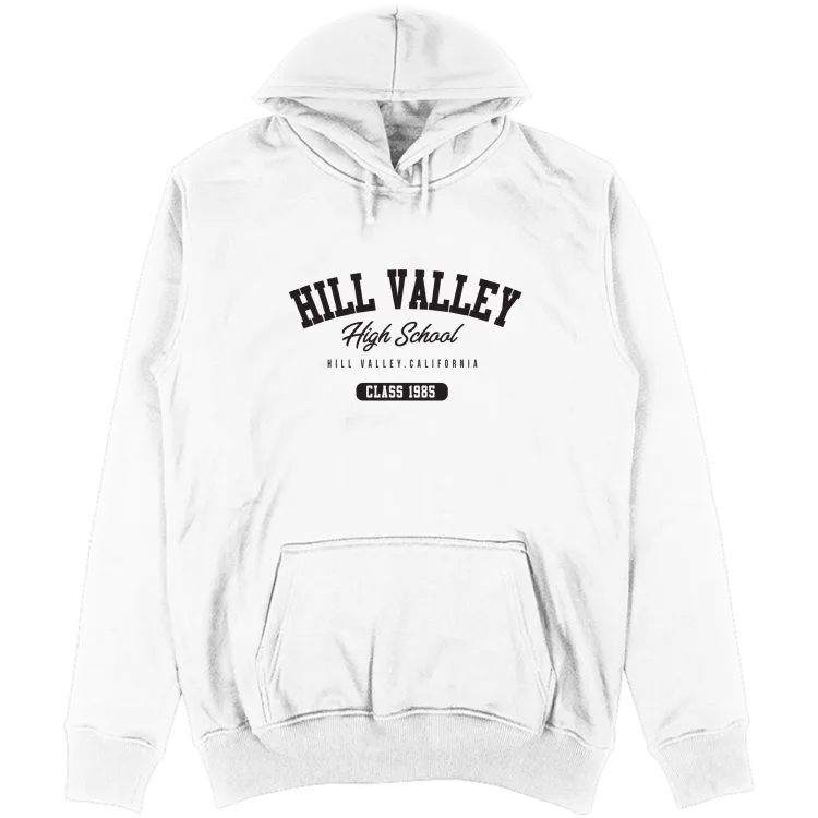 Felpa con cappuccio HILL VALLEY base nera