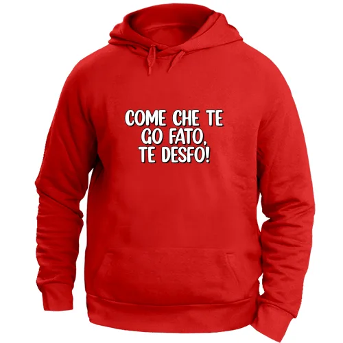Felpa Unisex con Cappuccio Large