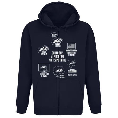 Felpa Premium Cappuccio Zip
