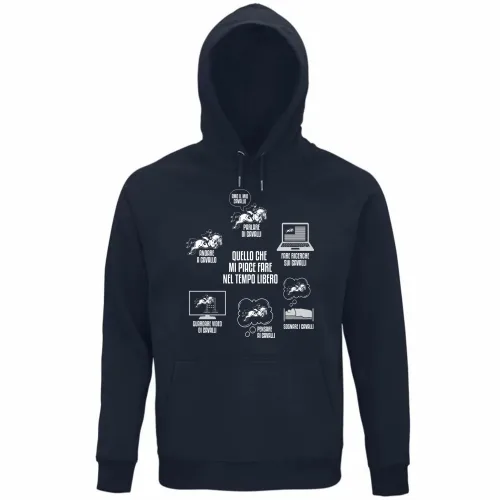 Felpa Organica Unisex Cappuccio