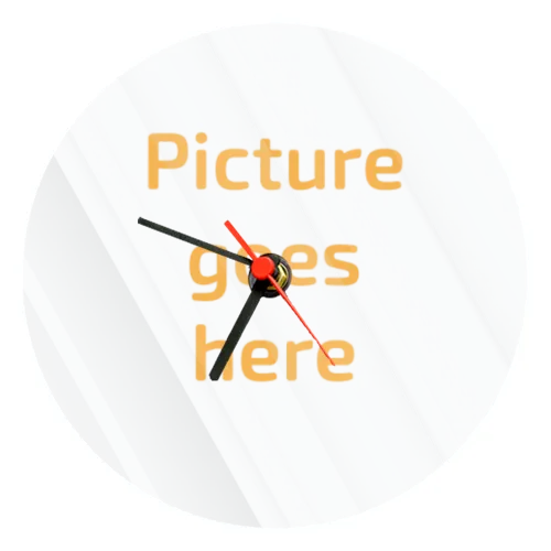 Orologio Vetro Tondo