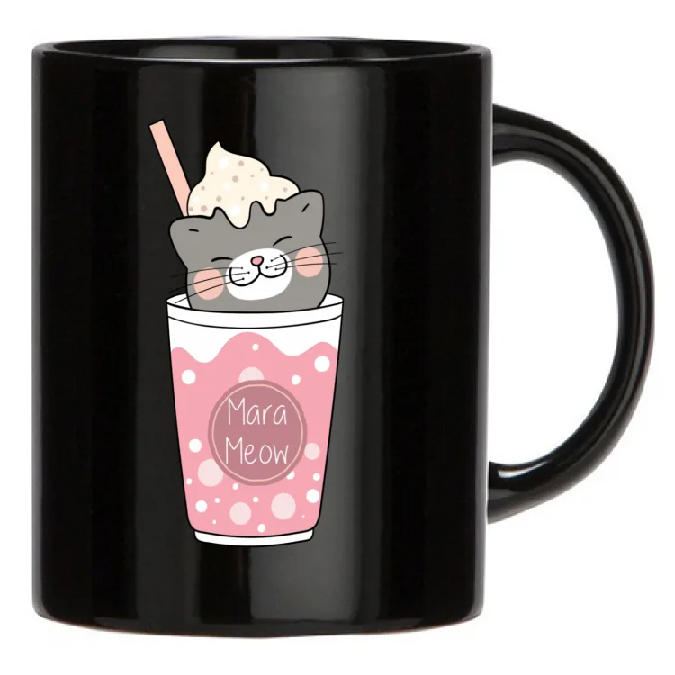 Tazza Smootie Nera Marameow