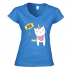 Maglia Donna scollo a V Unicorno 2 Marameow