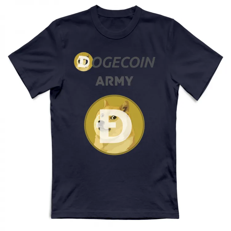 Doge Army Original T-shirt blue