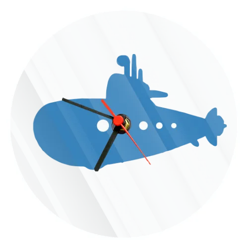 Orologio Vetro Tondo