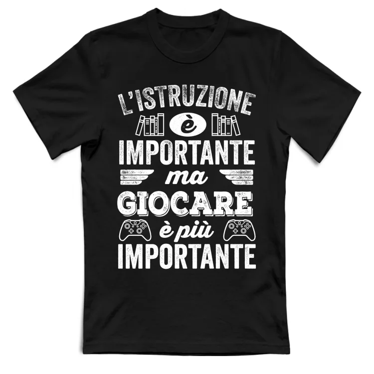 L'istruzione è importante ma GIOCARE